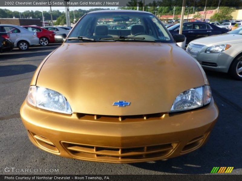 Mayan Gold Metallic / Neutral 2002 Chevrolet Cavalier LS Sedan