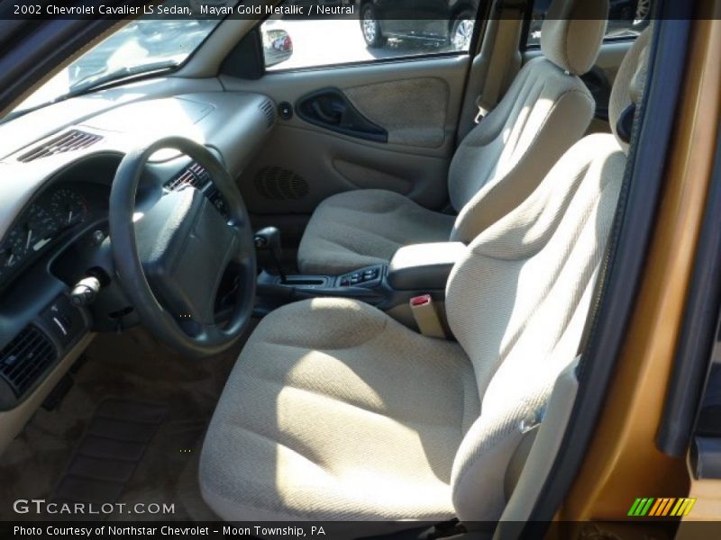 Mayan Gold Metallic / Neutral 2002 Chevrolet Cavalier LS Sedan