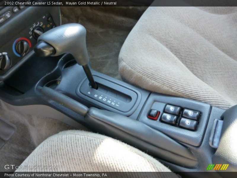 Mayan Gold Metallic / Neutral 2002 Chevrolet Cavalier LS Sedan