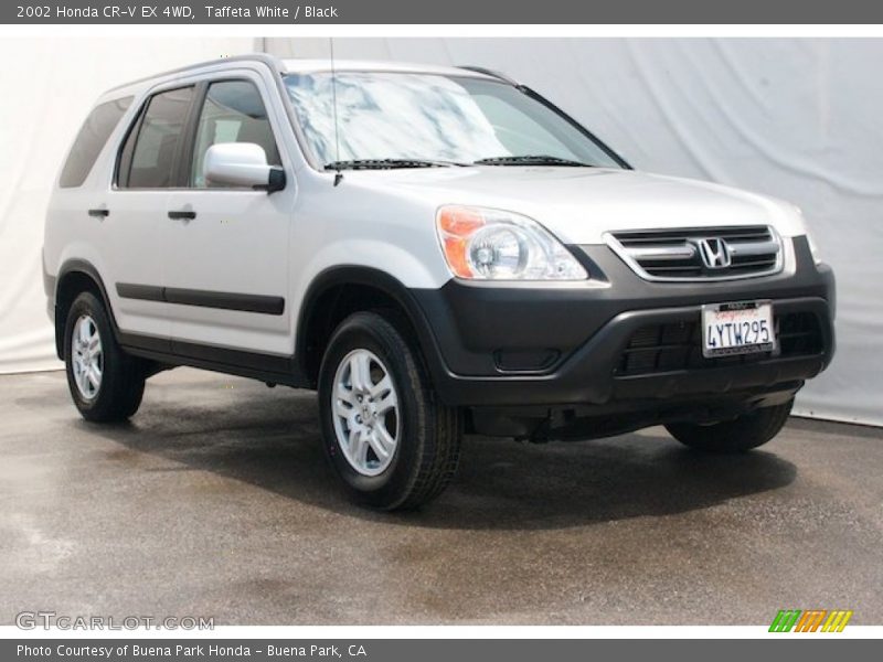 Taffeta White / Black 2002 Honda CR-V EX 4WD