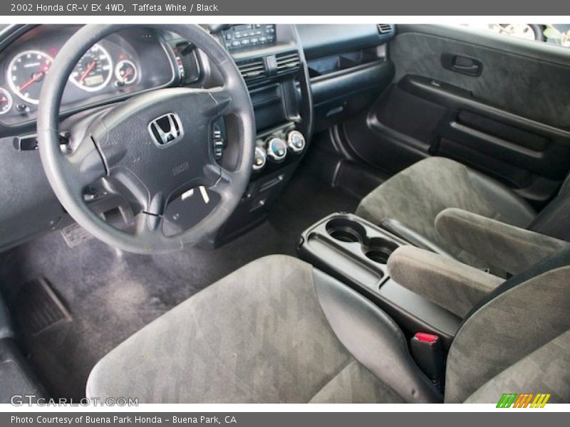 Taffeta White / Black 2002 Honda CR-V EX 4WD