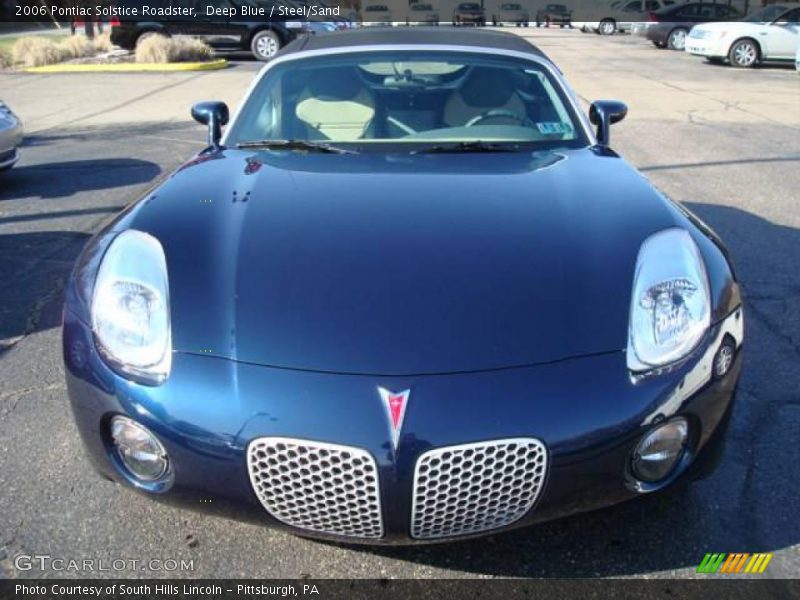 Deep Blue / Steel/Sand 2006 Pontiac Solstice Roadster