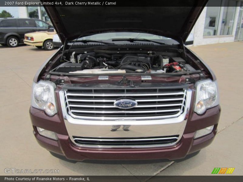 Dark Cherry Metallic / Camel 2007 Ford Explorer Limited 4x4