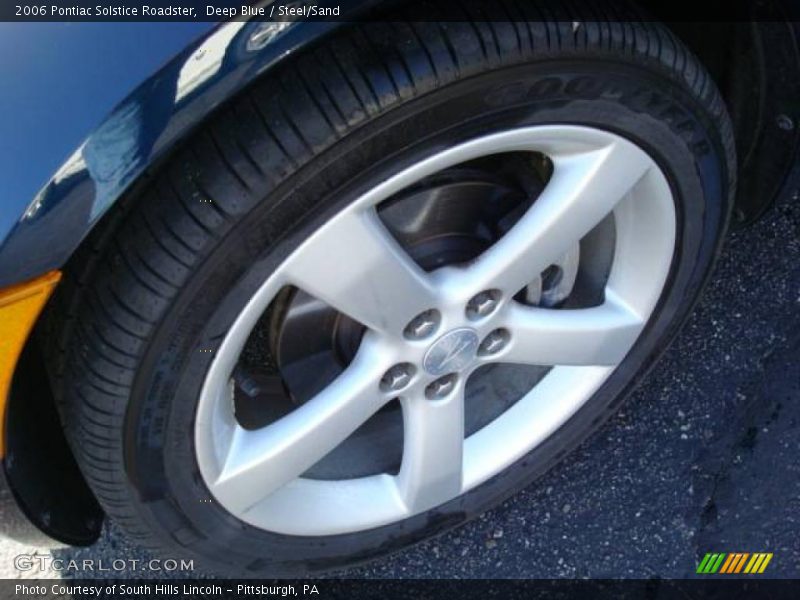 Deep Blue / Steel/Sand 2006 Pontiac Solstice Roadster