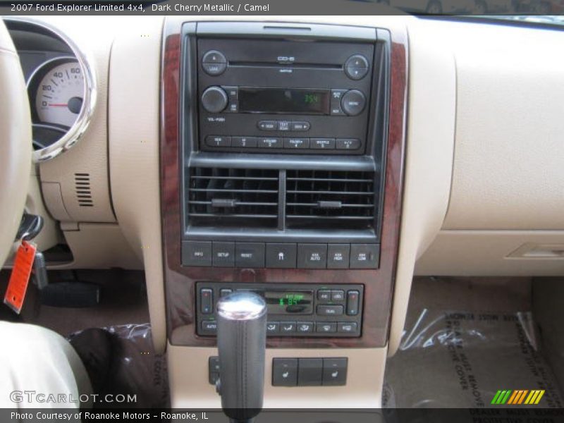 Dark Cherry Metallic / Camel 2007 Ford Explorer Limited 4x4