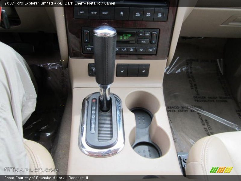 Dark Cherry Metallic / Camel 2007 Ford Explorer Limited 4x4