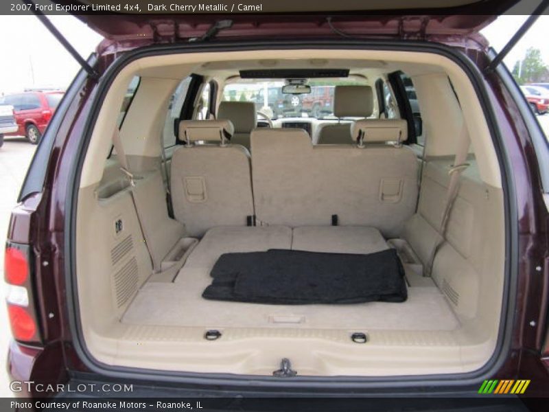 Dark Cherry Metallic / Camel 2007 Ford Explorer Limited 4x4