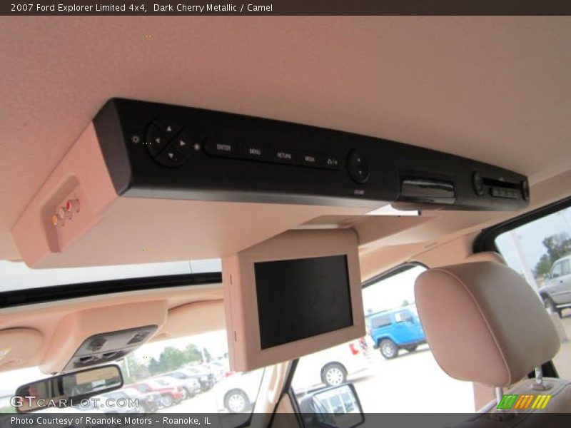 Dark Cherry Metallic / Camel 2007 Ford Explorer Limited 4x4