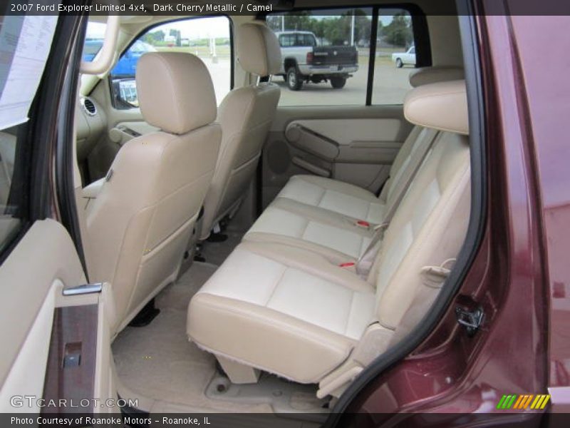 Dark Cherry Metallic / Camel 2007 Ford Explorer Limited 4x4