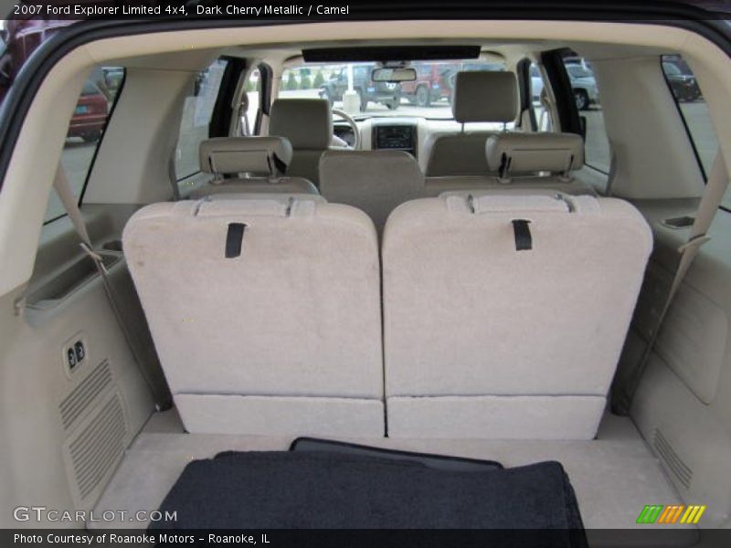 Dark Cherry Metallic / Camel 2007 Ford Explorer Limited 4x4