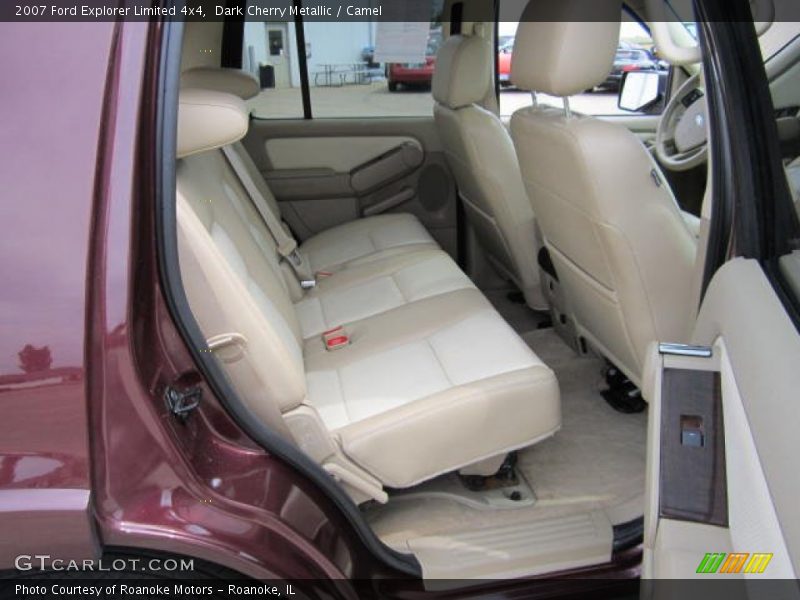 Dark Cherry Metallic / Camel 2007 Ford Explorer Limited 4x4