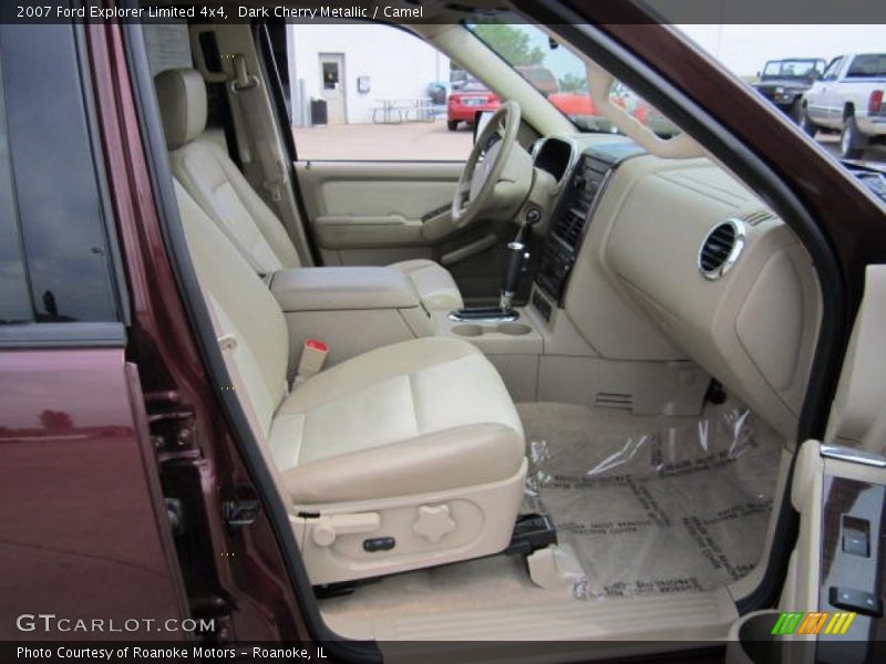 Dark Cherry Metallic / Camel 2007 Ford Explorer Limited 4x4