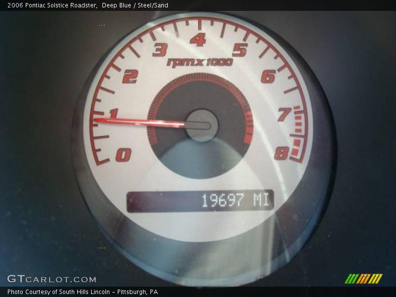 Deep Blue / Steel/Sand 2006 Pontiac Solstice Roadster