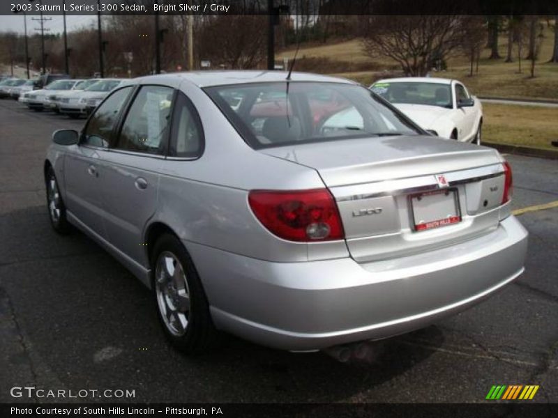 Bright Silver / Gray 2003 Saturn L Series L300 Sedan