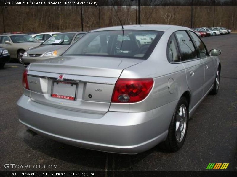 Bright Silver / Gray 2003 Saturn L Series L300 Sedan