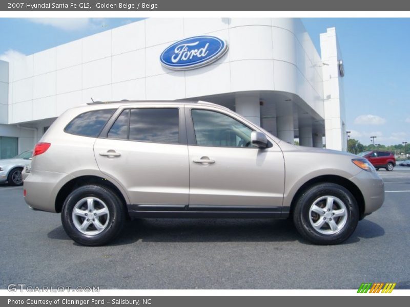 Golden Beige / Beige 2007 Hyundai Santa Fe GLS
