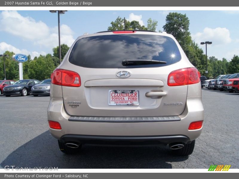 Golden Beige / Beige 2007 Hyundai Santa Fe GLS