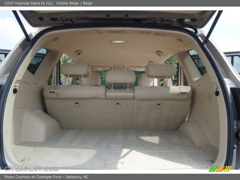 Golden Beige / Beige 2007 Hyundai Santa Fe GLS