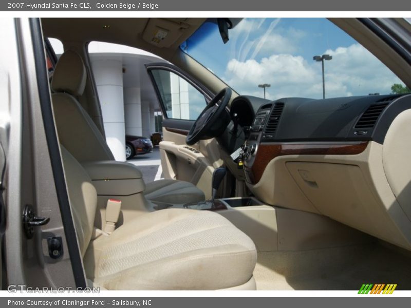 Golden Beige / Beige 2007 Hyundai Santa Fe GLS