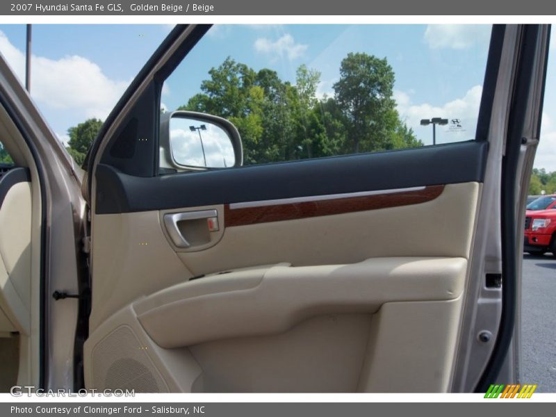 Golden Beige / Beige 2007 Hyundai Santa Fe GLS