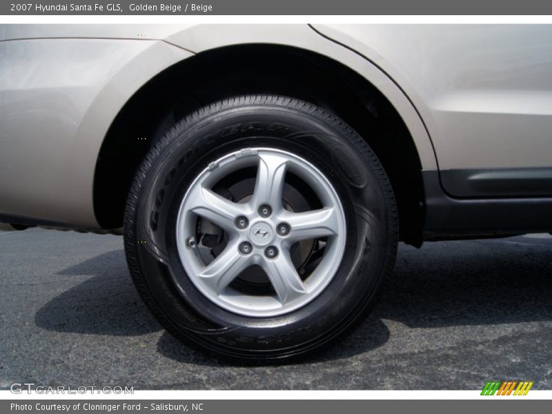 Golden Beige / Beige 2007 Hyundai Santa Fe GLS