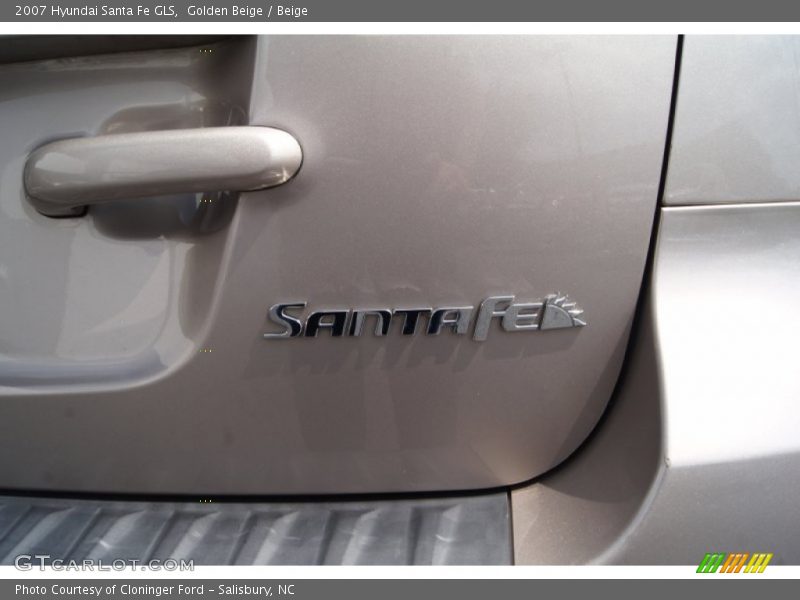 Golden Beige / Beige 2007 Hyundai Santa Fe GLS