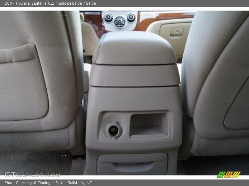 Golden Beige / Beige 2007 Hyundai Santa Fe GLS