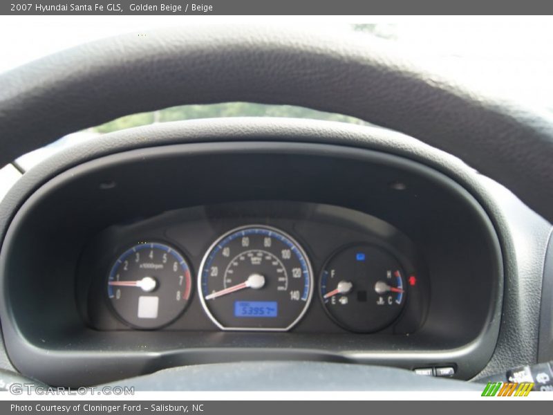 Golden Beige / Beige 2007 Hyundai Santa Fe GLS