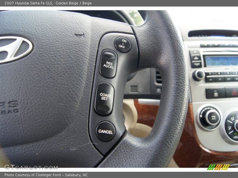 Golden Beige / Beige 2007 Hyundai Santa Fe GLS