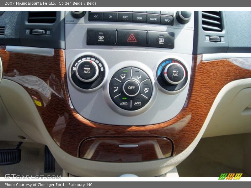Golden Beige / Beige 2007 Hyundai Santa Fe GLS