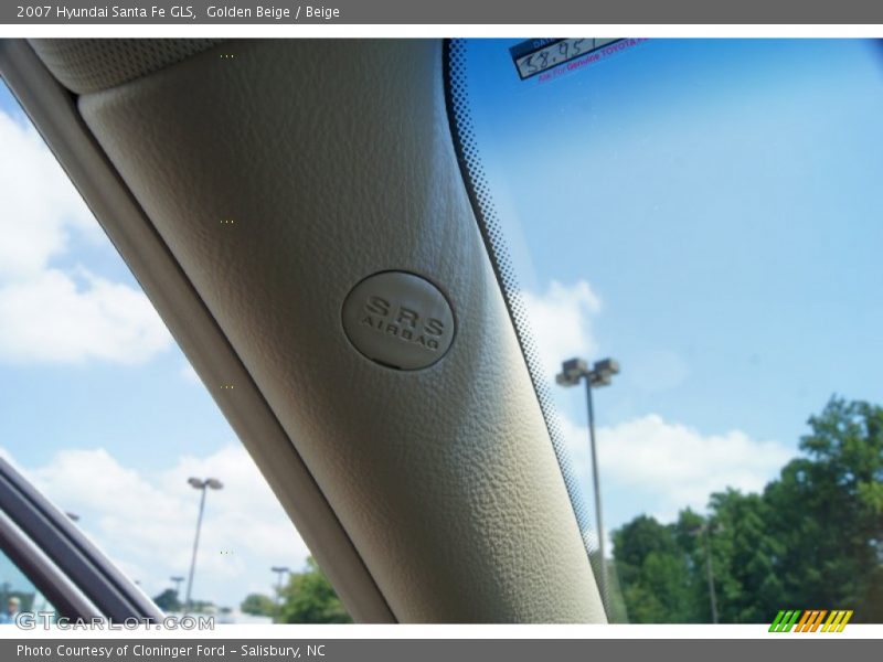 Golden Beige / Beige 2007 Hyundai Santa Fe GLS