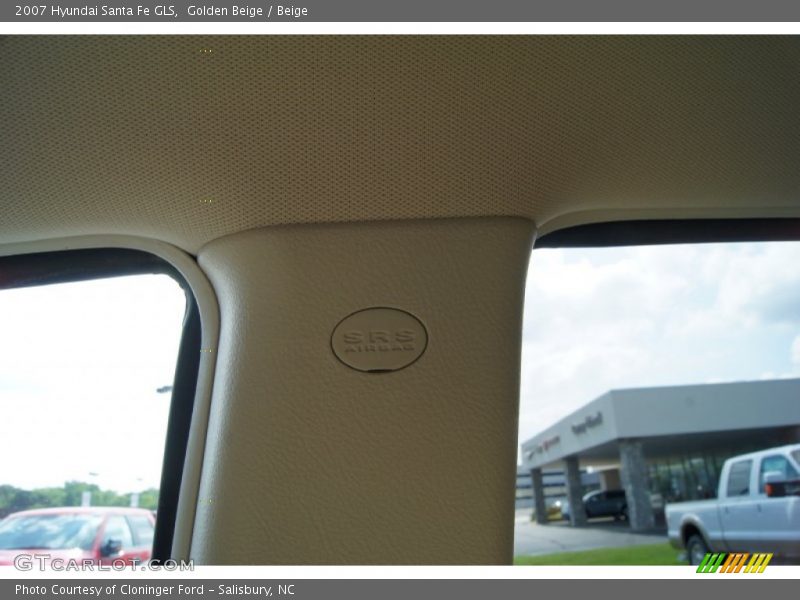 Golden Beige / Beige 2007 Hyundai Santa Fe GLS