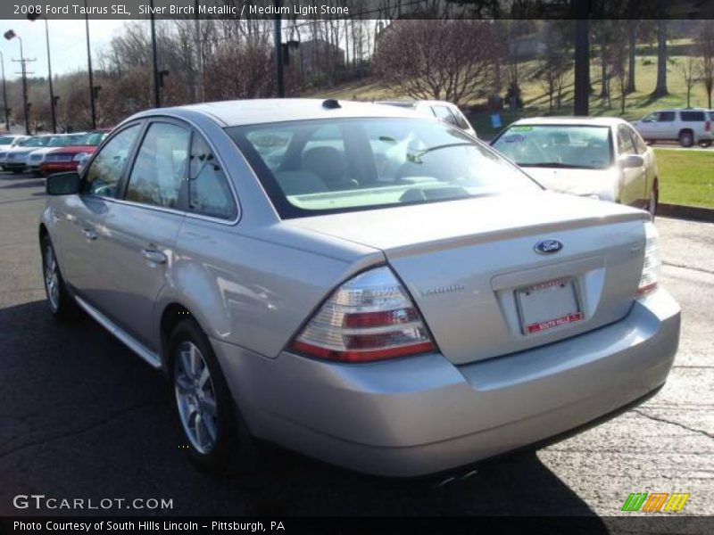 Silver Birch Metallic / Medium Light Stone 2008 Ford Taurus SEL