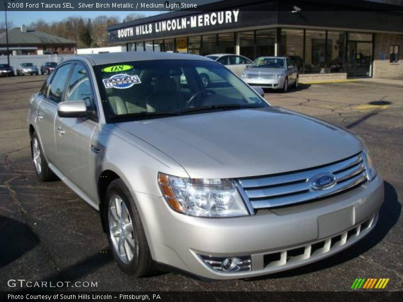 Silver Birch Metallic / Medium Light Stone 2008 Ford Taurus SEL