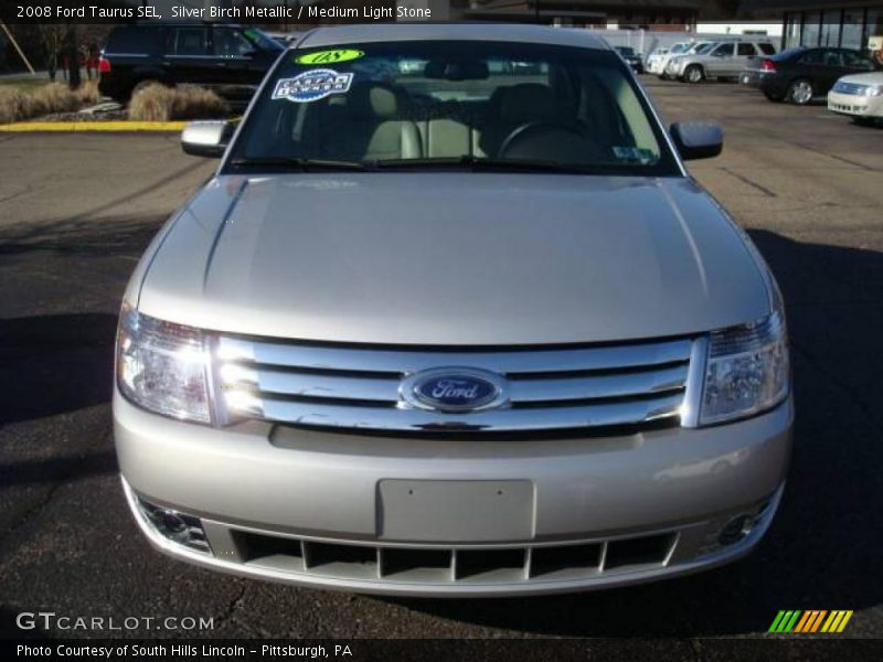 Silver Birch Metallic / Medium Light Stone 2008 Ford Taurus SEL