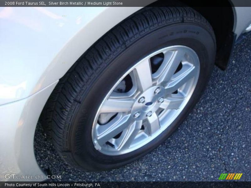 Silver Birch Metallic / Medium Light Stone 2008 Ford Taurus SEL