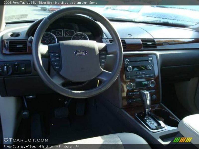 Silver Birch Metallic / Medium Light Stone 2008 Ford Taurus SEL