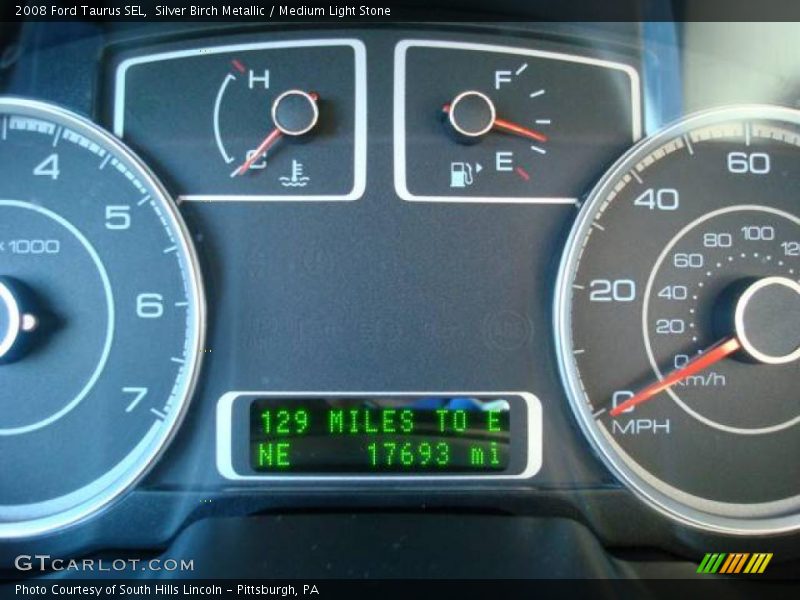 Silver Birch Metallic / Medium Light Stone 2008 Ford Taurus SEL