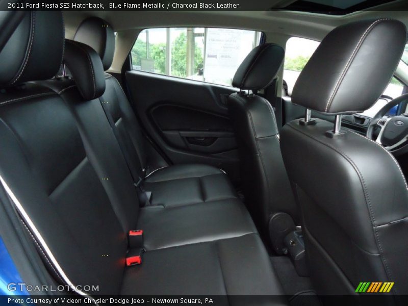 Rear Seat of 2011 Fiesta SES Hatchback