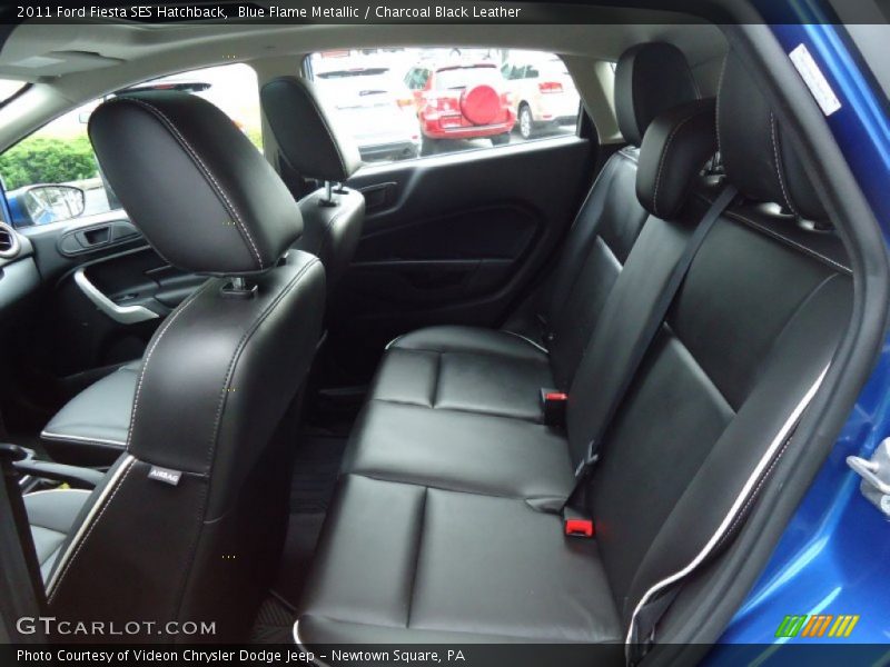 Rear Seat of 2011 Fiesta SES Hatchback