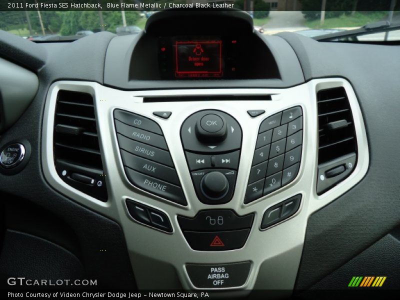 Controls of 2011 Fiesta SES Hatchback