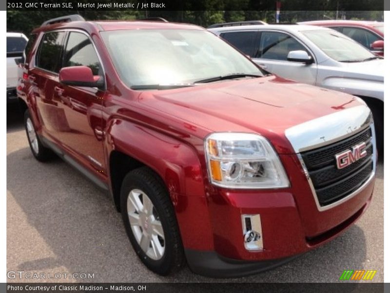 Merlot Jewel Metallic / Jet Black 2012 GMC Terrain SLE