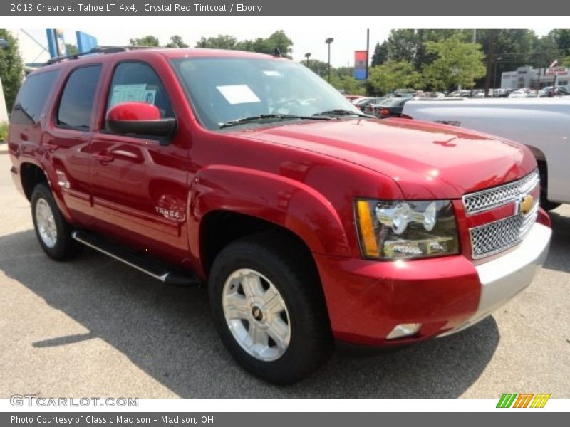 Crystal Red Tintcoat / Ebony 2013 Chevrolet Tahoe LT 4x4