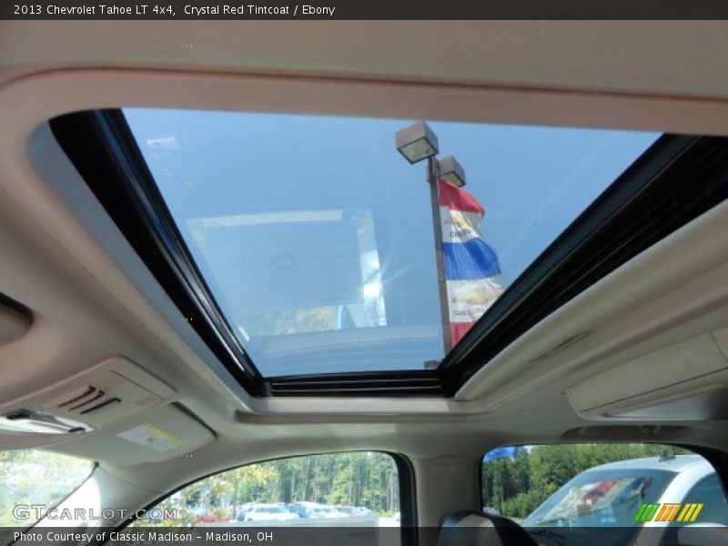 Sunroof of 2013 Tahoe LT 4x4