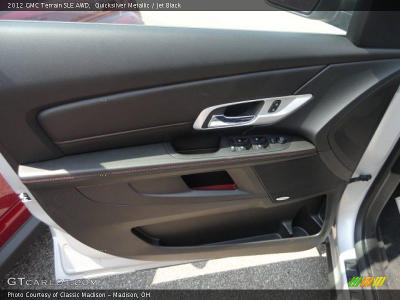 Quicksilver Metallic / Jet Black 2012 GMC Terrain SLE AWD
