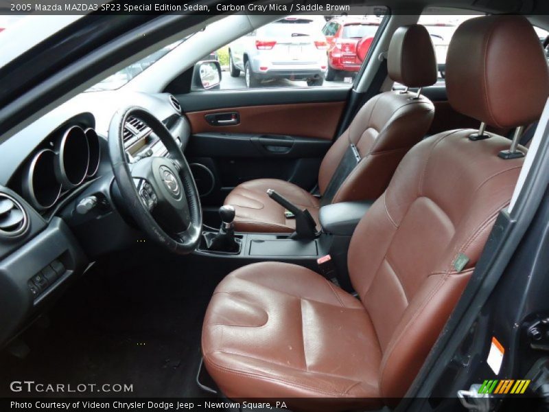 Front Seat of 2005 MAZDA3 SP23 Special Edition Sedan