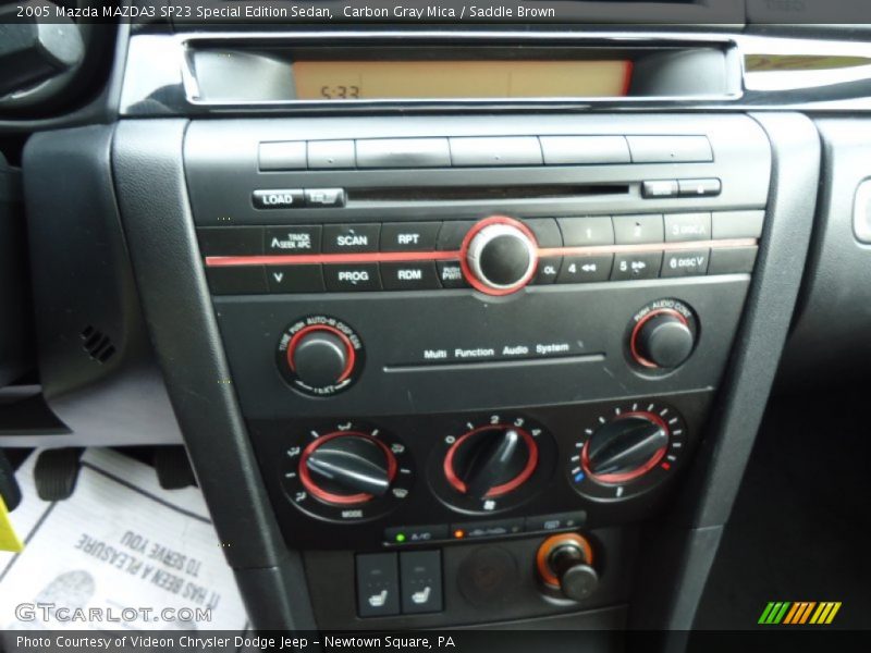 Controls of 2005 MAZDA3 SP23 Special Edition Sedan