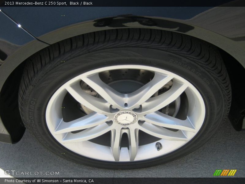 Black / Black 2013 Mercedes-Benz C 250 Sport