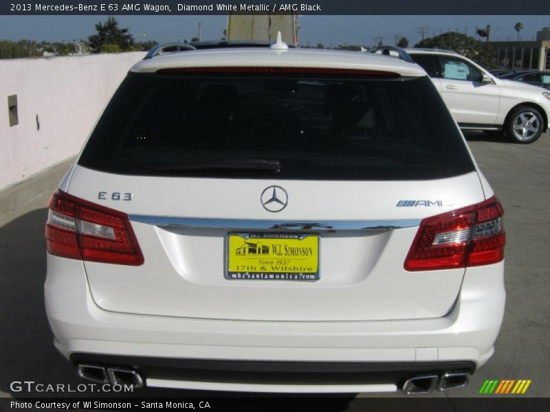 Diamond White Metallic / AMG Black 2013 Mercedes-Benz E 63 AMG Wagon