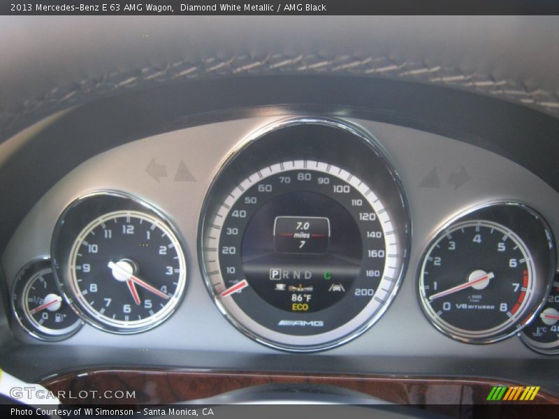 Diamond White Metallic / AMG Black 2013 Mercedes-Benz E 63 AMG Wagon